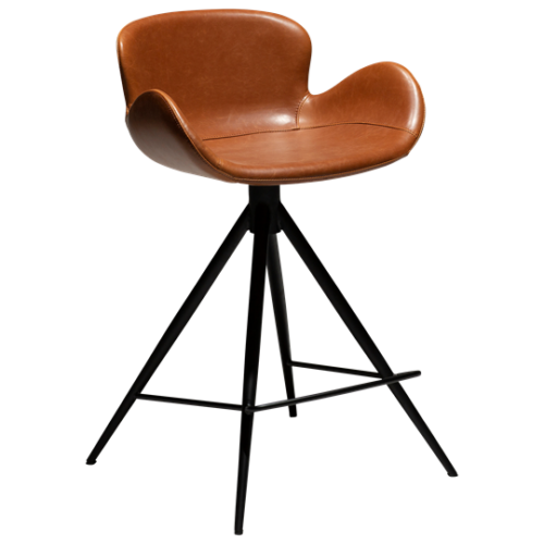 gaia-counter-stool-vintage-light-brown-art-leather-with-black-conical-metal-legs-200200220-01-main